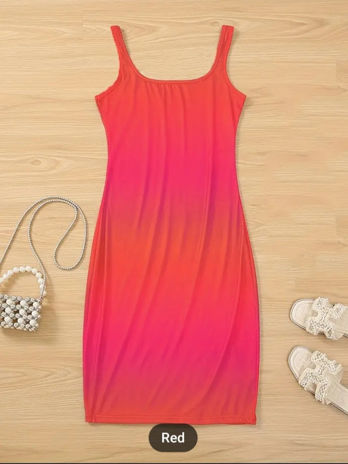 Tie Dye striped dress