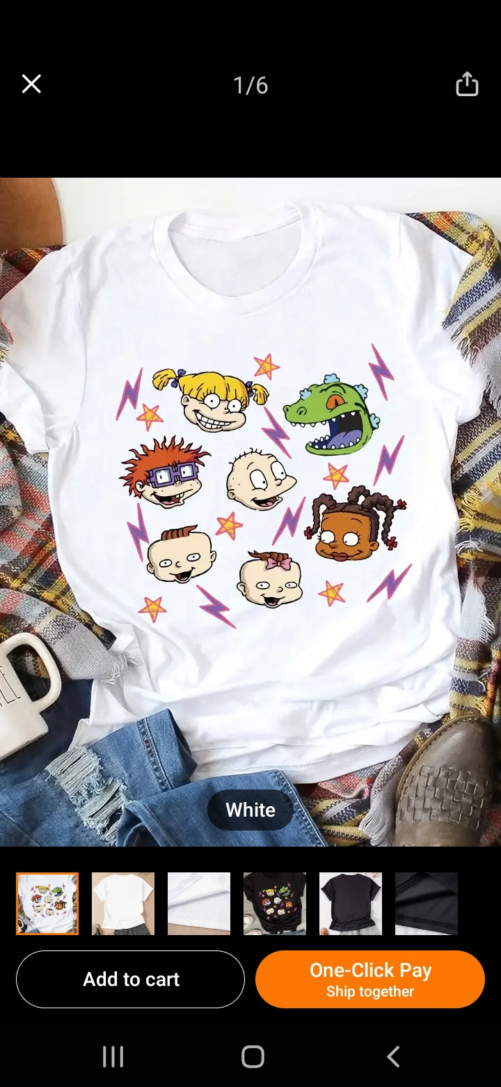 Rugrats white Tshirt