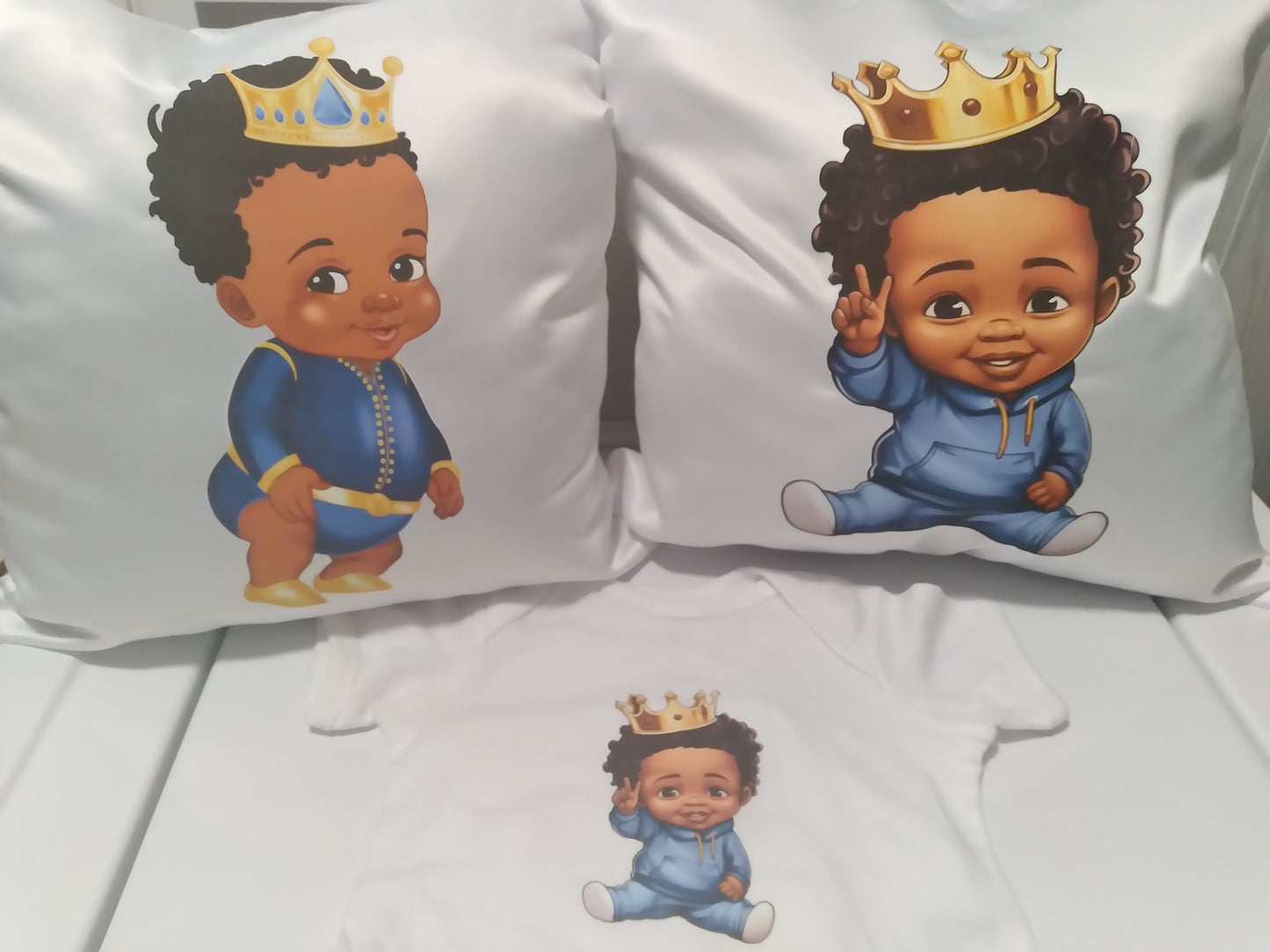2 pillows + 1onesie